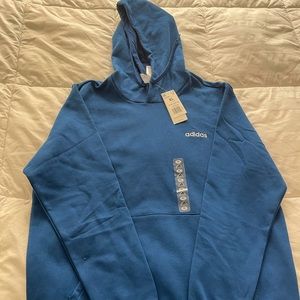 Blue Adidas hoodie sweatshirt